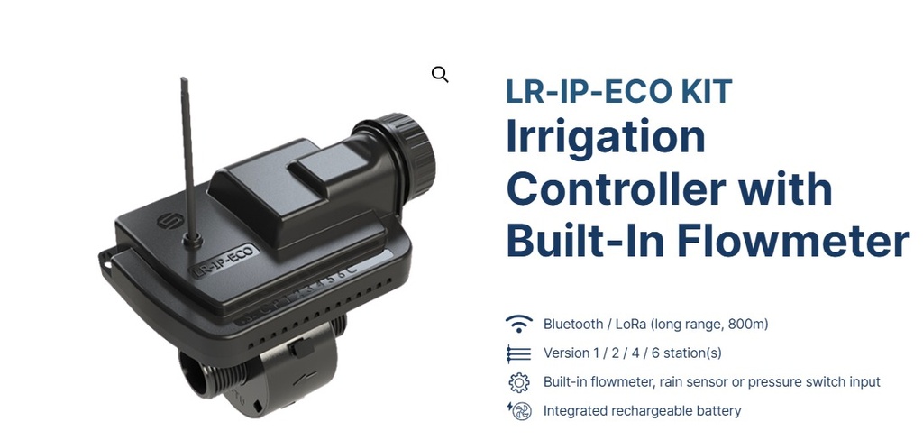 LR-IP-ECO KIT Irrigation Controller with Built-In Flowmeter