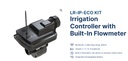 LR-IP-ECO KIT Irrigation Controller with Built-In Flowmeter