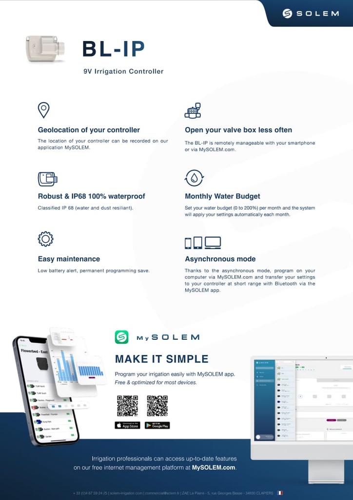 BL-IP Bluetooth Watering Controller